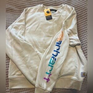Cream Carhartt sweater
